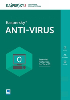 Kaspersky Anti-Virus, базова ліцензія, на 1 рік, на 4 ПК