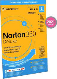 NORTON 360 DELUXE 25GB 1 USER 3 DEVICE 12M
